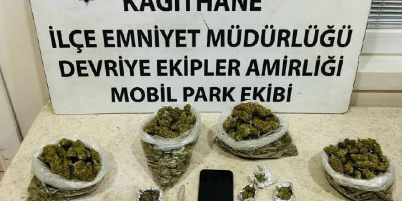 Kağıthane’de Şüphelinin Üzerinden Uyuşturucu Çıktı, Torbacı Kıskıvrak Yakalandı