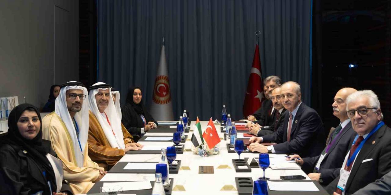 Tbmm Başkanı Kurtulmuş, Bae Federal Ulusal Konseyi Birinci Başkanvekili Al Tayer’i Kabul Etti