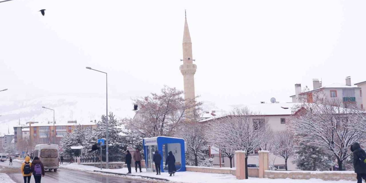 Erzurum Güne Karla Uyandı