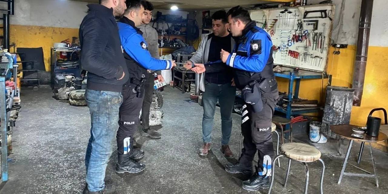 Polisten Dolandırıcılara Karşı Sanayi Esnafına Uyarı