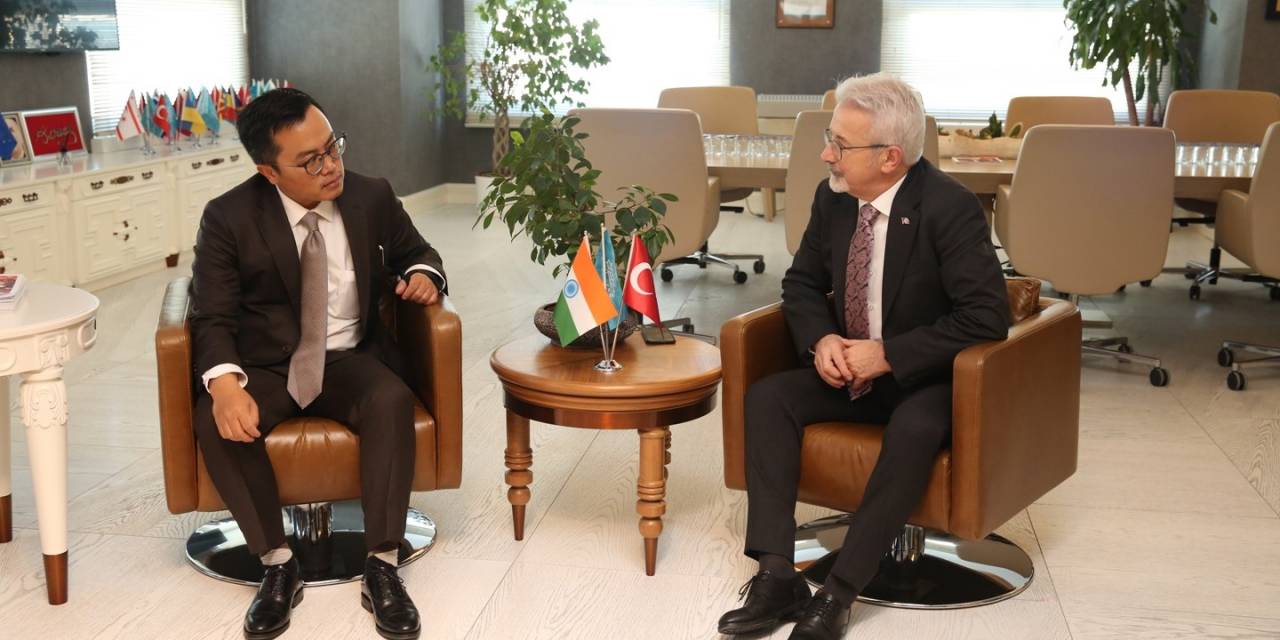 Başkan Erdem Hindistan Başkonsolosu’nu Ağırladı