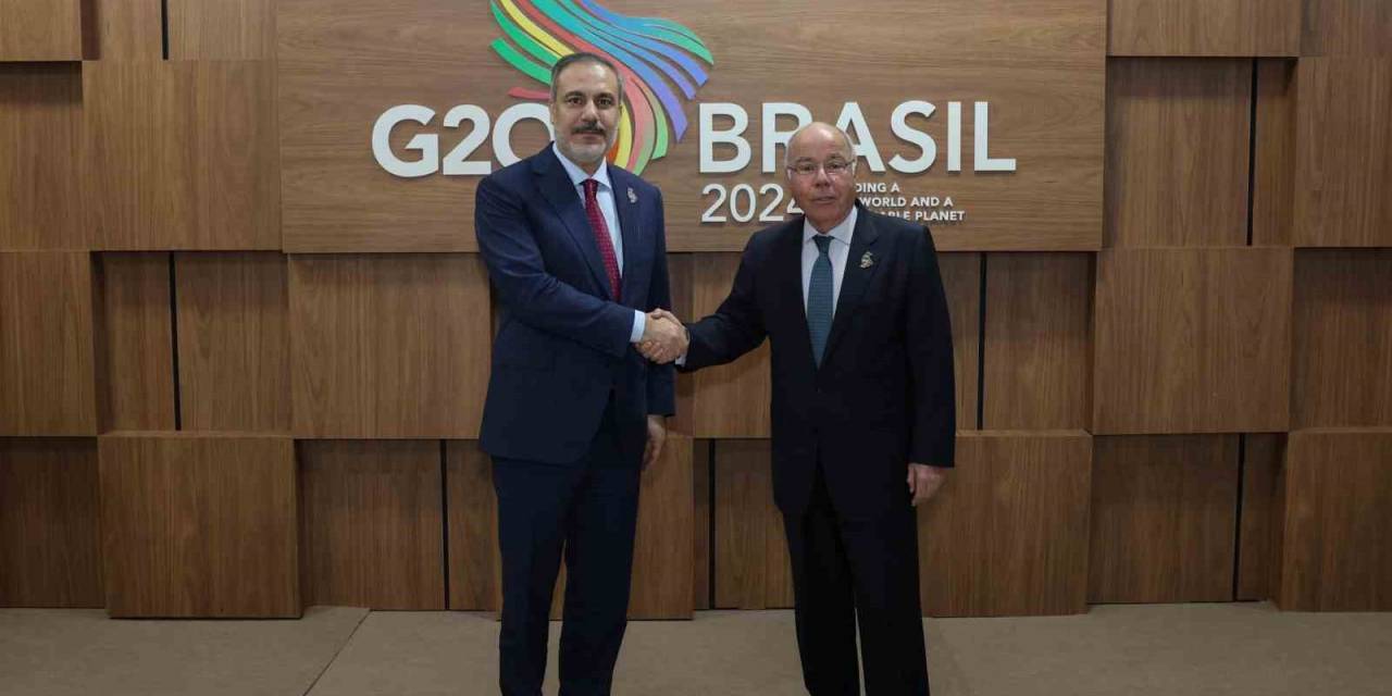 Dışişleri Bakanı Fidan, Brezilya Dışişleri Bakanı Vieira İle Görüştü