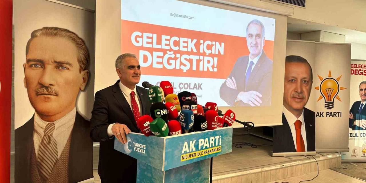 Ak Parti Nilüfer Belediye Başkan Adayı Celil Çolak: “Yüzde 62 İle Kazanacağız”