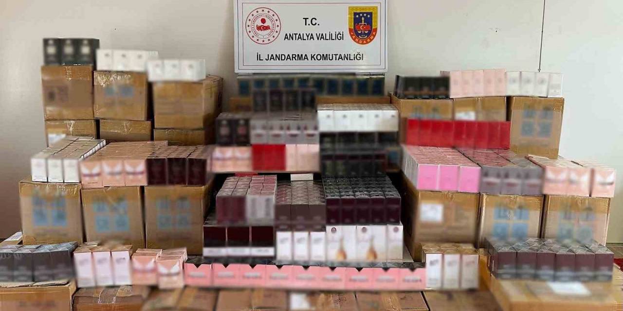 Alanya’da 4 Milyon Değerinde Kaçak Parfüm Ele Geçirildi