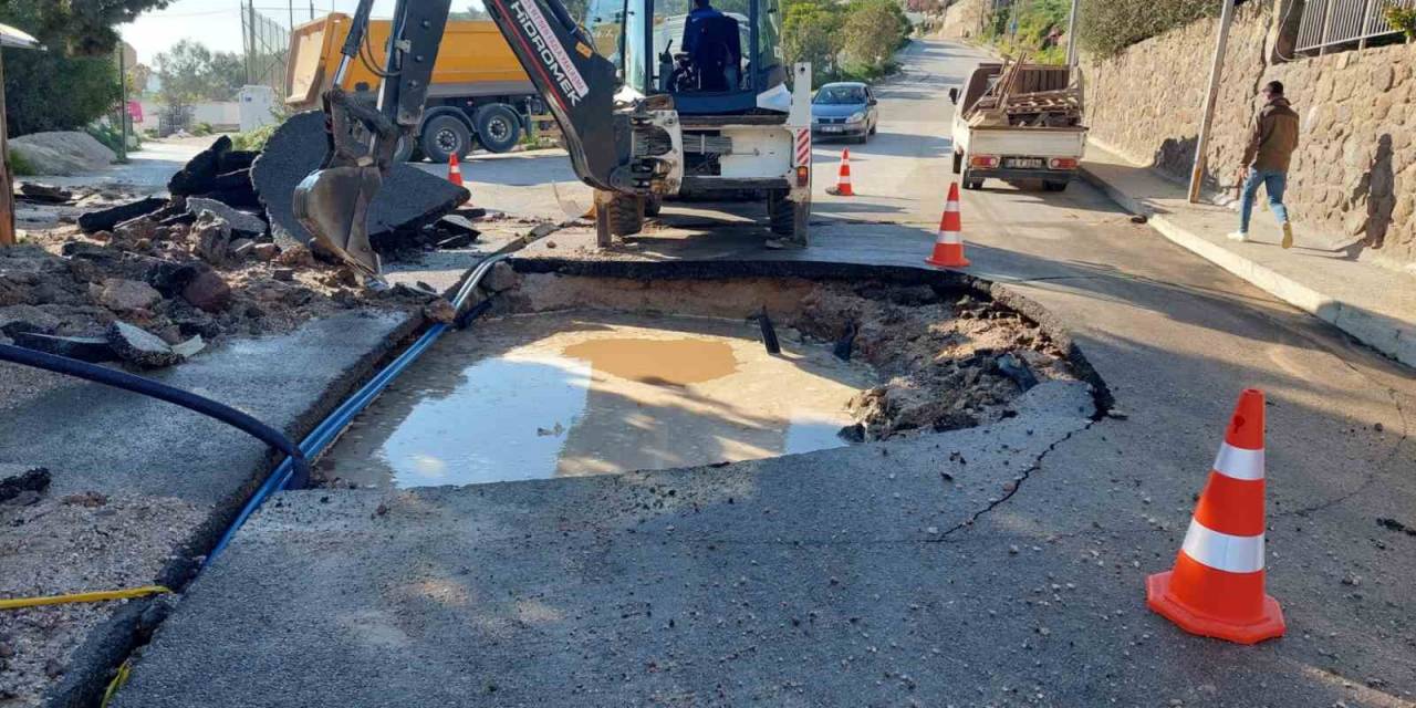 Bodrum’da Ana İsale Hattı Patladı, Lojmanı Bu Bastı