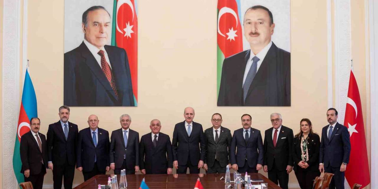 Tbmm Başkanı Kurtulmuş, Azerbaycan Başbakanı Asadov İle Görüştü