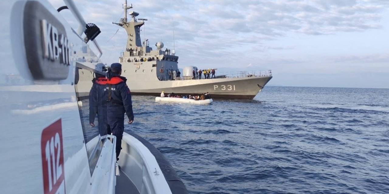 Ayvacık Açıklarında 71’i Çocuk 167 Kaçak Göçmen Yakalandı