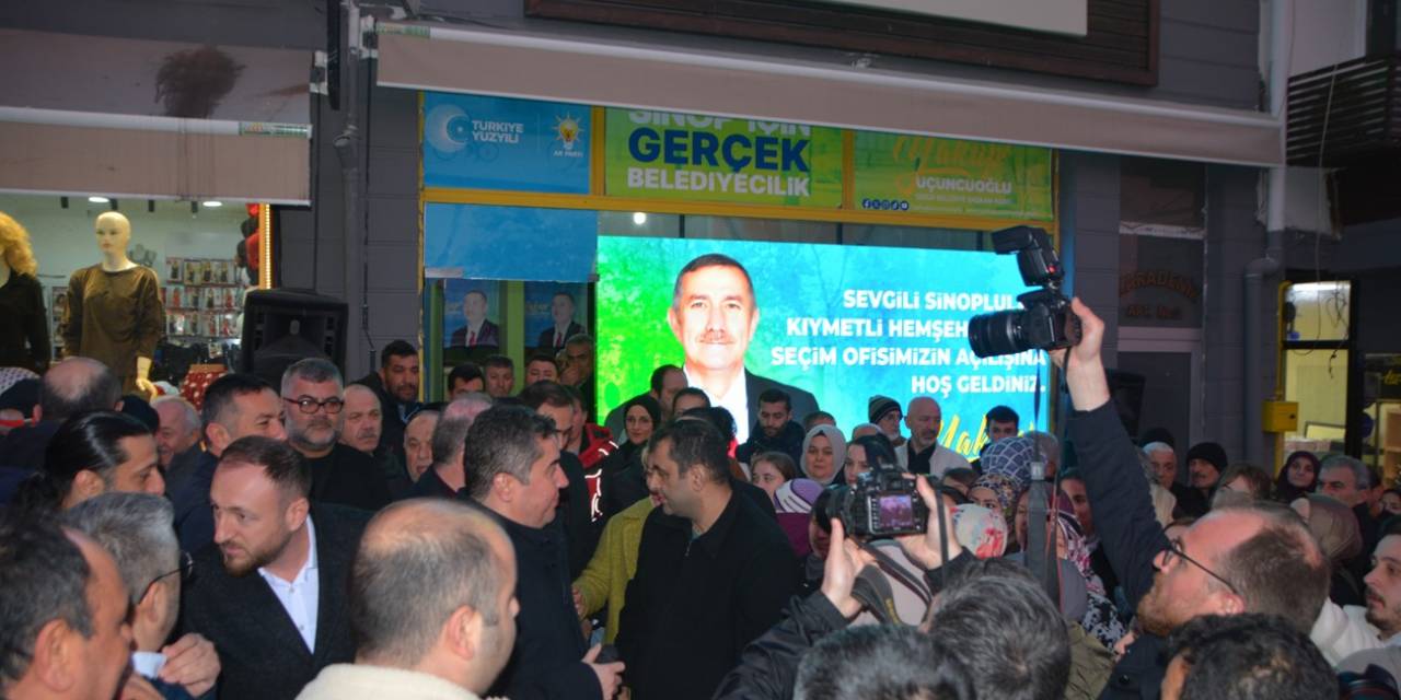 Sinop’ta Seçim İrtibat Bürosu Açılışı