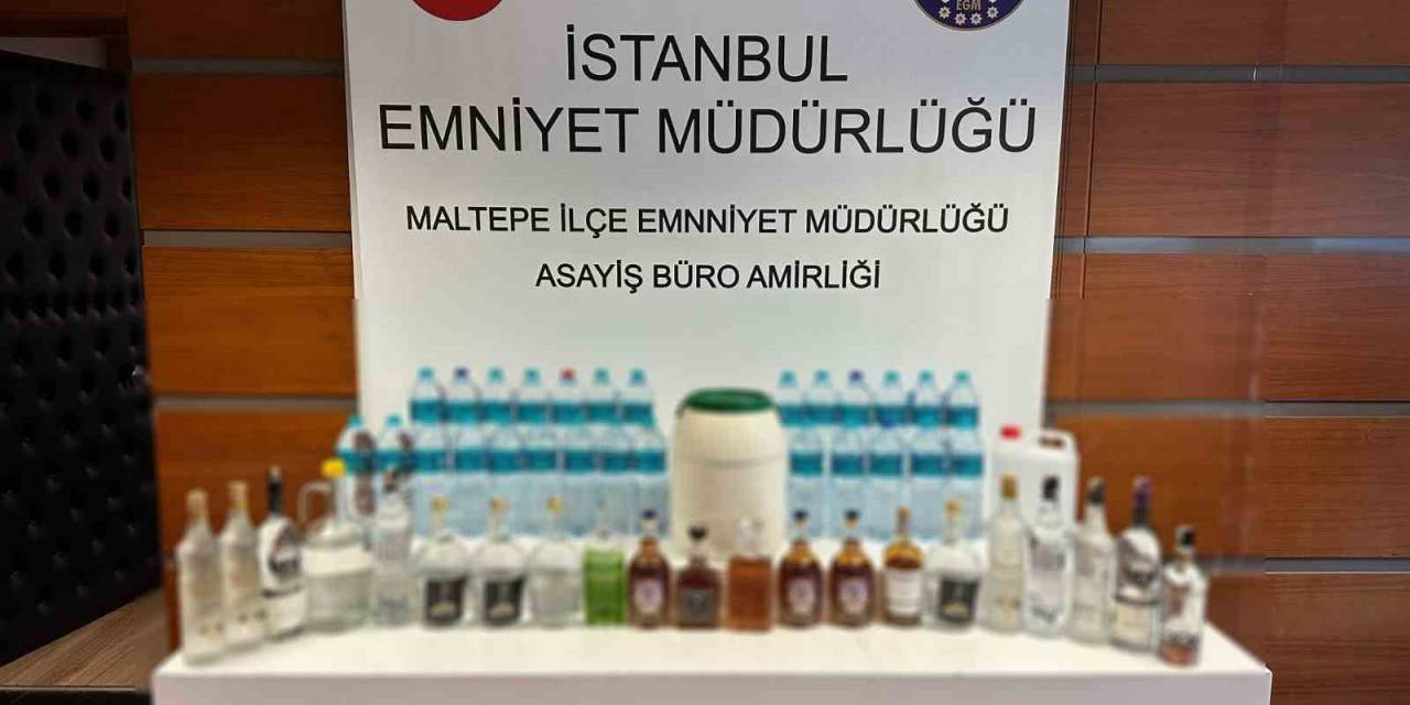 Maltepe’de Sahte İçki Operasyonu: 73 Litre Sahte Alkol Ele Geçirildi