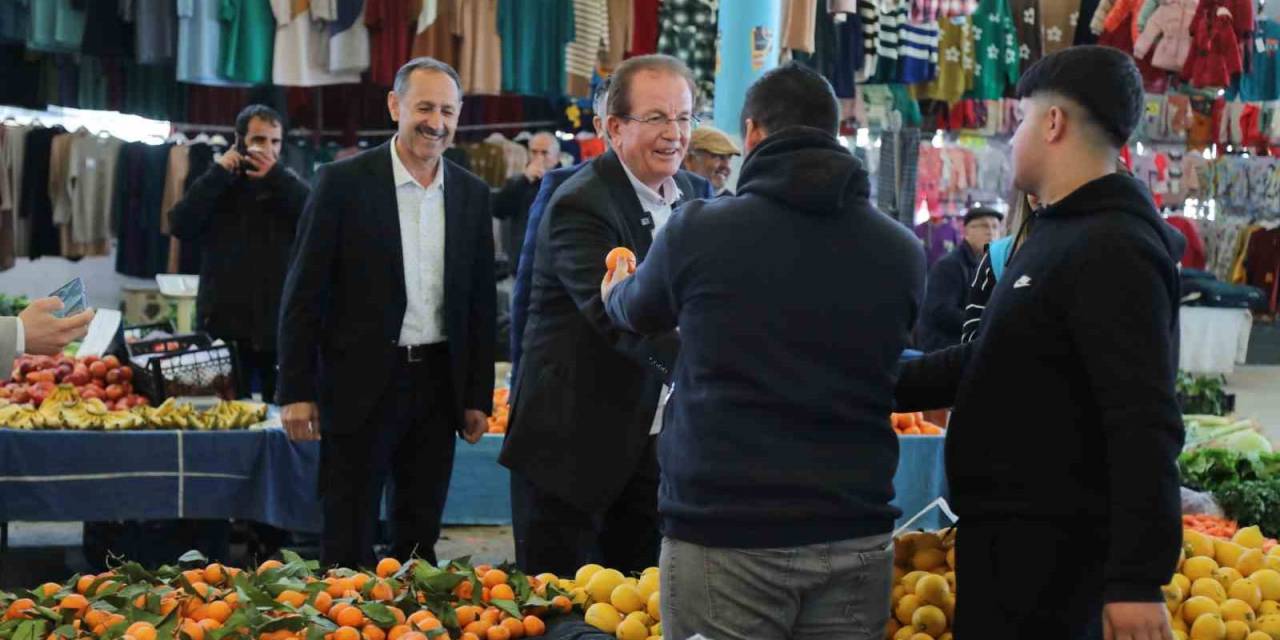 Pamukkale Adayı Pekdemir’den Pazarcılara Esnaf Sözü