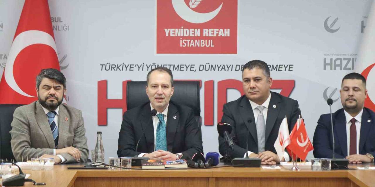 Yerli Ve Milli Parti’den, Yeniden Refah Partisi’ne Destek