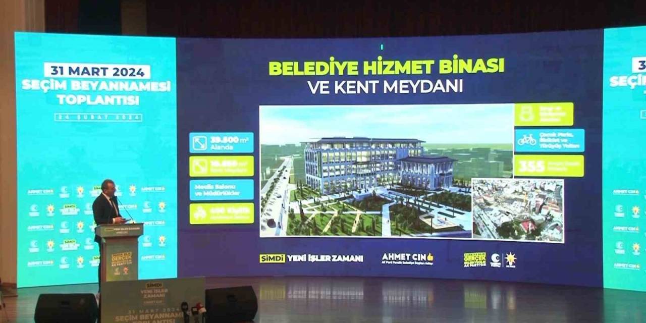 Başkan Ahmet Cin, Pendik İçin 5 Yıllık Projeleri Tanıttı