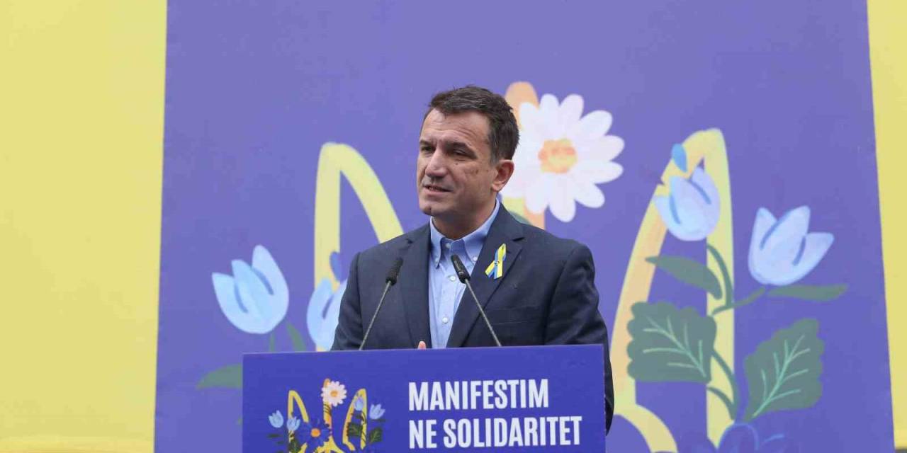 Rusya-ukrayna Savaşı’nın 2.yıldönümünde Tiran’da Rusya Protestosu