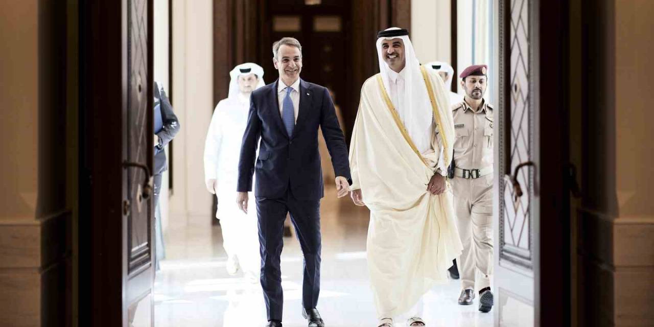 Yunanistan Başbakanı Miçotakis, Katar Emiri İle Görüştü