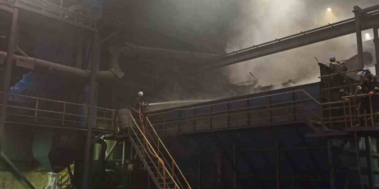 Patlama Sonrası Meydana Gelen Yangında Tosçelik Fabrikasında Hasar Oluştu