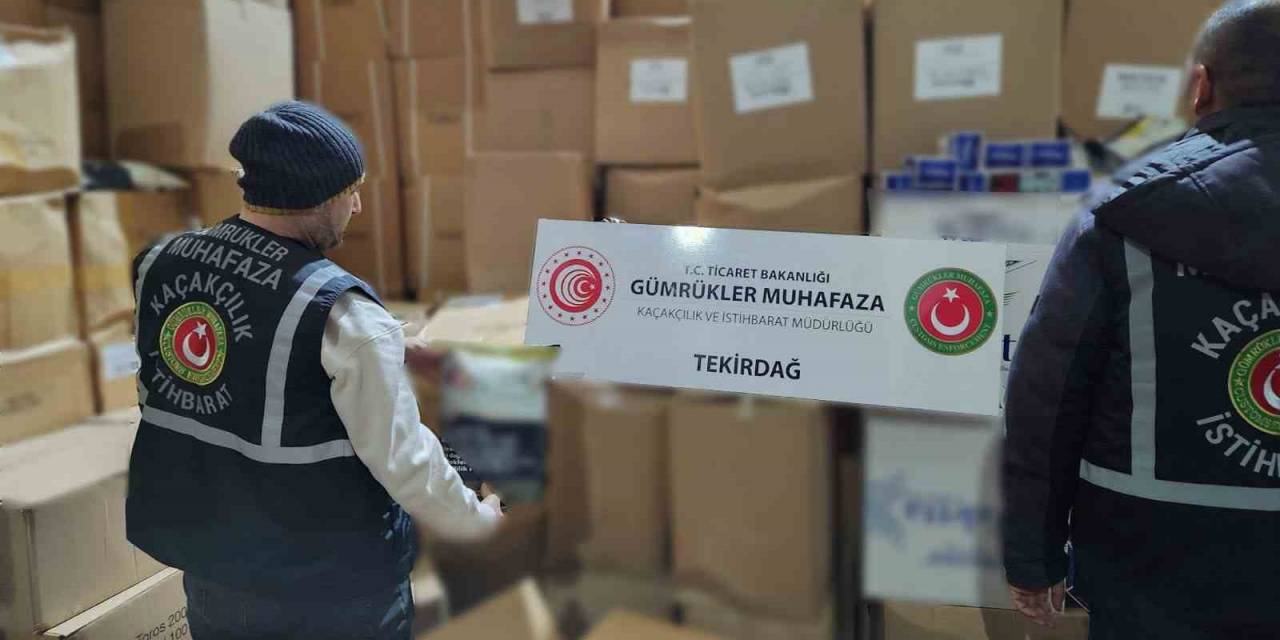 Kaçak Sigaraya Dev Operasyon: Kayıtdışı Üretim Dolayısıyla 150 Milyon Kamu Zararı Ortaya Çıkarıldı