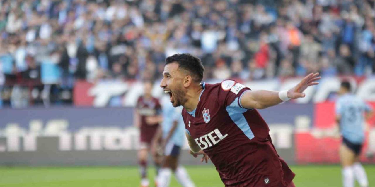 Trendyol Süper Lig: Trabzonspor: 1 - Adana Demirspor: 0 (İlk Yarı)