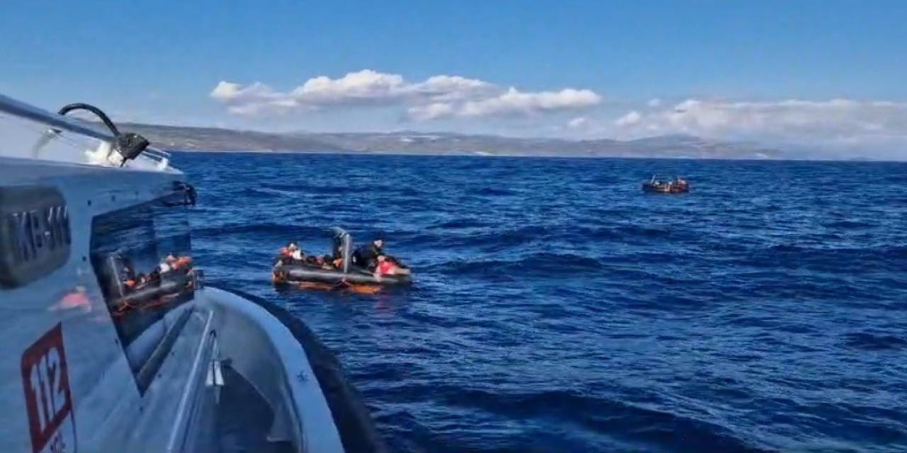 Ayvacık’ta 91 Kaçak Göçmen Kurtarıldı, 24 Kaçak Göçmen Yakalandı