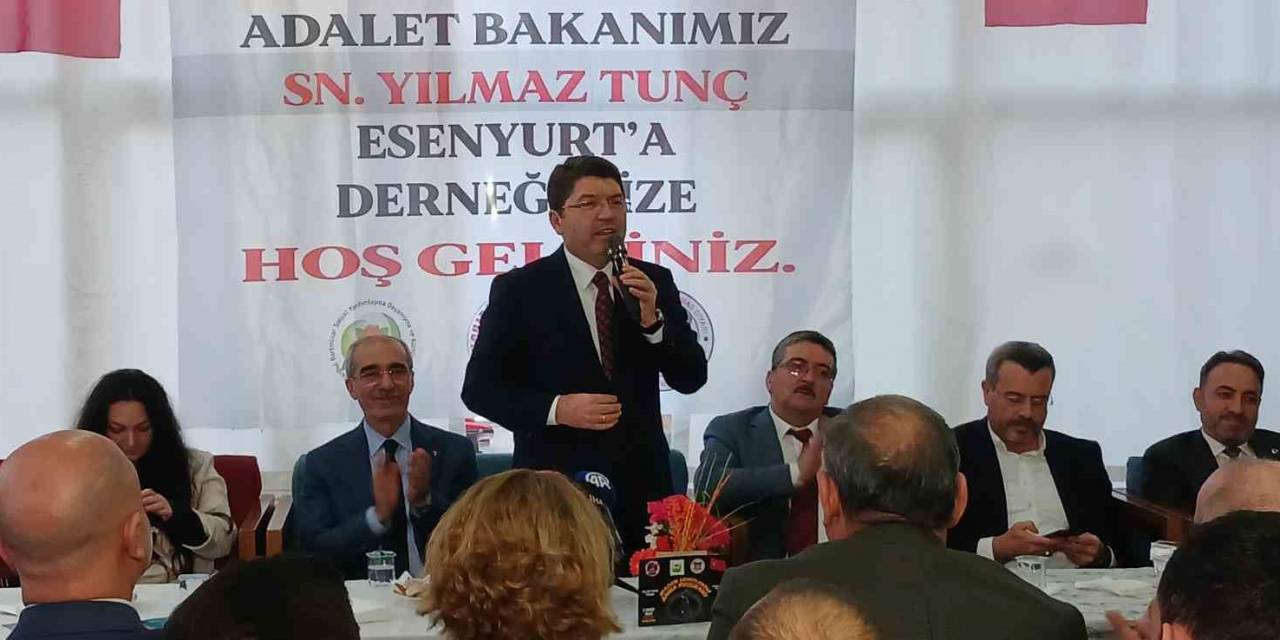 Bakan Tunç: "Esenyurt’ta, Tüm Adliyeleri Tek Çatı Altında Toplayabilecek Arsamızı Tahsis Ettirdik"