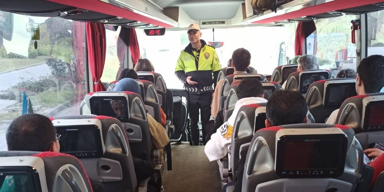 Samsun’da 30 Binden Fazla Yolcuya Emniyet Kemerinin Önemi Anlatıldı