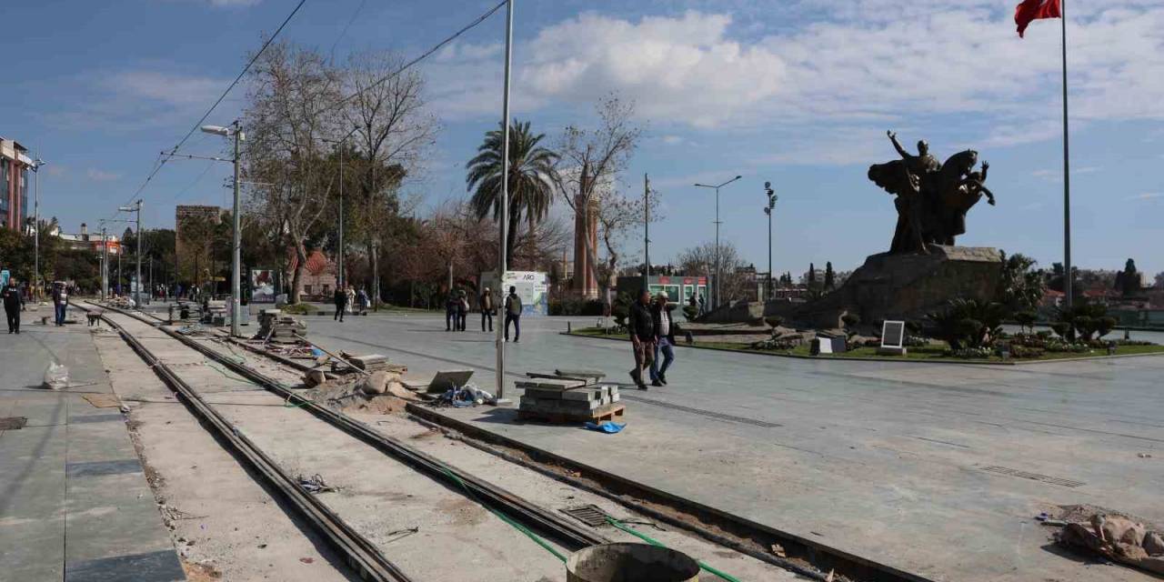 Nostalji Tramvay Hattı Çalışmaları Hızla İlerliyor