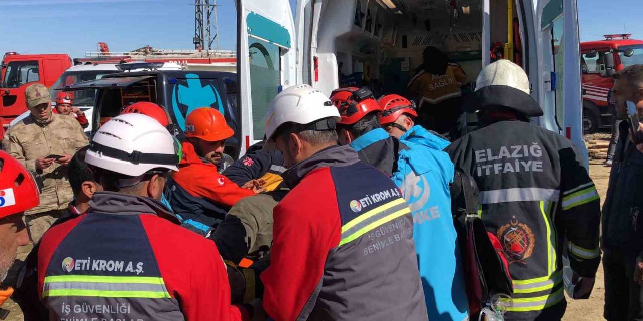 Elazığ’da Maden Ocağında Göçük: 3 İşçi Kurtarıldı, 1 İşçi Göçük Altında