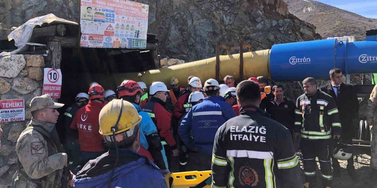 (Düzeltme) Elazığ’da Maden Ocağında Göçük: 3 İşçi Kurtarıldı, 1 İşçi Göçük Altında