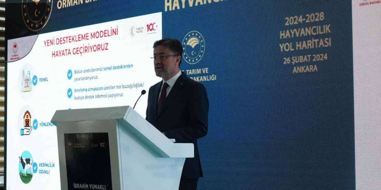 Bakan Yumaklı, Türkiye’nin 2024-2028 Hayvancılık Yol Haritasını Paylaştı