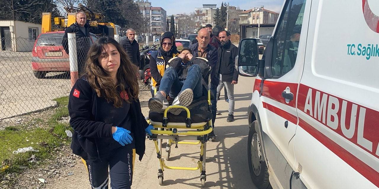 İki Motosiklet Çarpıştı: 1 Yaralı