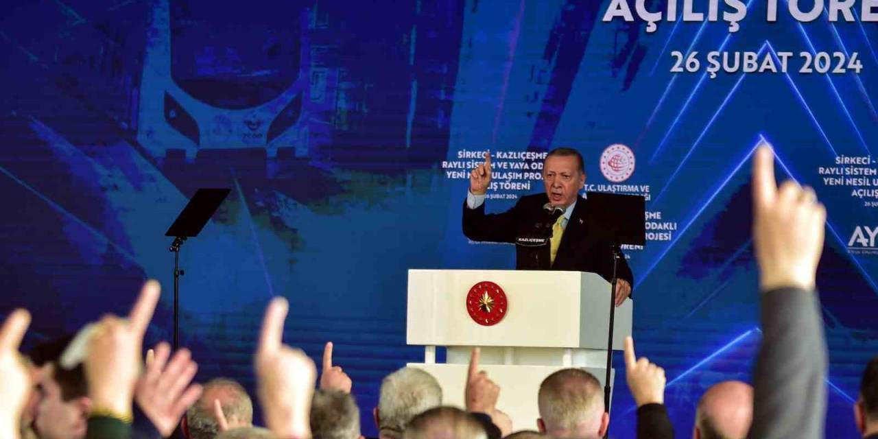 Cumhurbaşkanı Erdoğan: “İstanbul’a Nimet Olarak Bakanlar, İhmalkarlıkları İle Şehrin Bitkisel Hayata Girmesine Sebep Oldu”