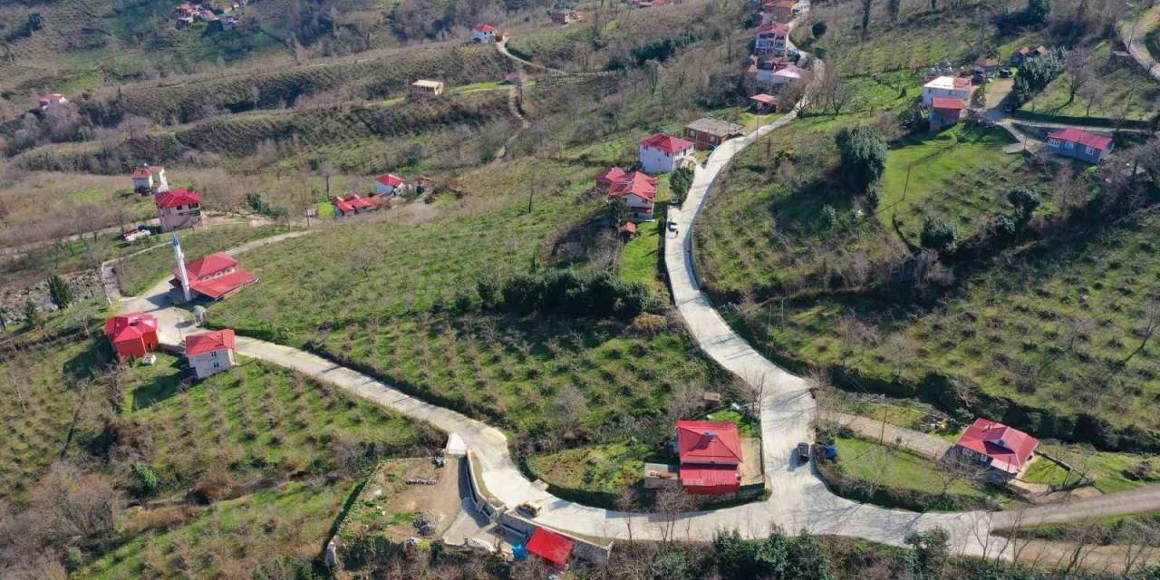 Ordu’da Beton Yol Ağı Genişliyor