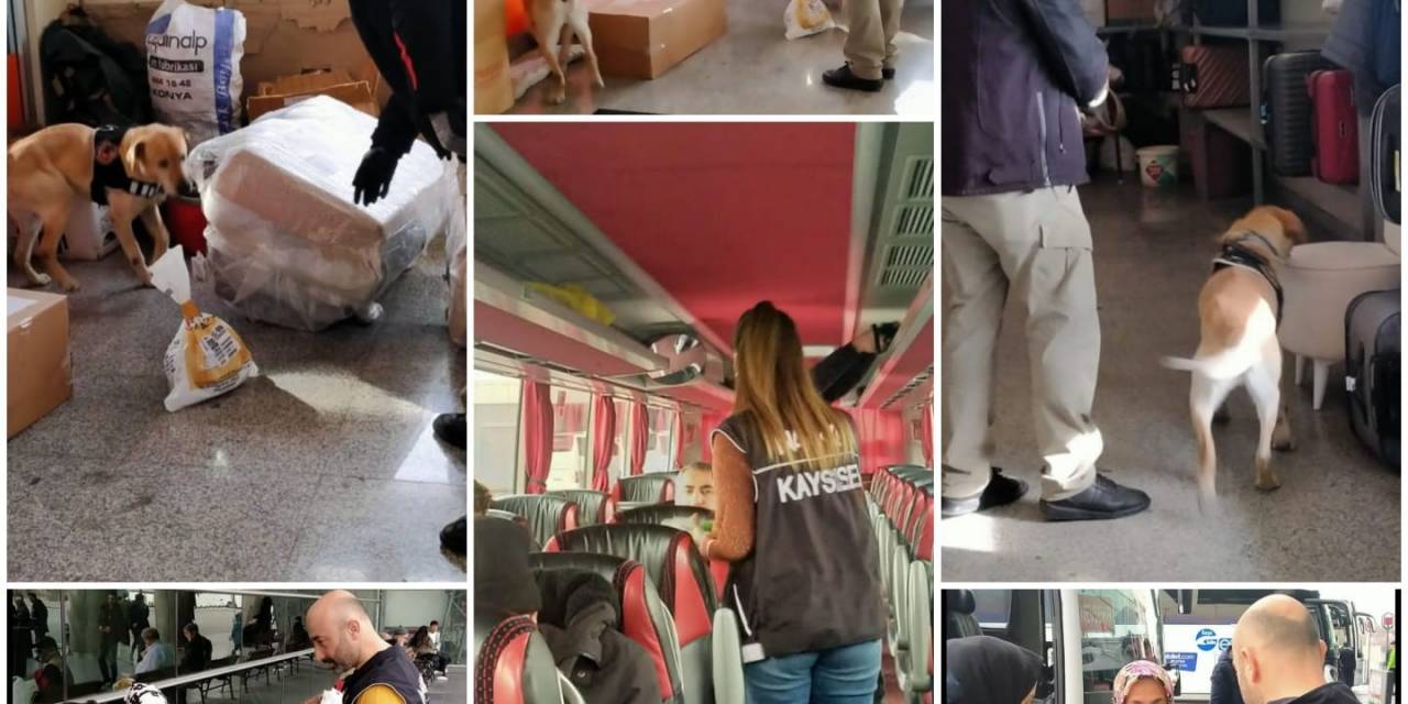 Polis Ekiplerinden Otobüslerde ’narko Alan’ Uygulaması