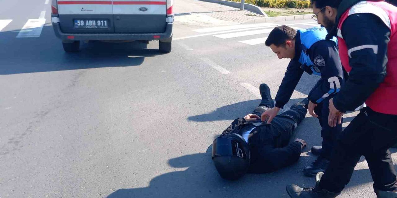 Çorlu’da Trafik Kazası: 1 Yaralı