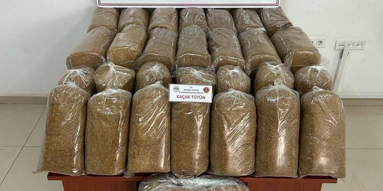 Aksaray’da Durdurulan Yolcu Otobüsünde 168 Kilo Kaçak Tütün Ele Geçirildi