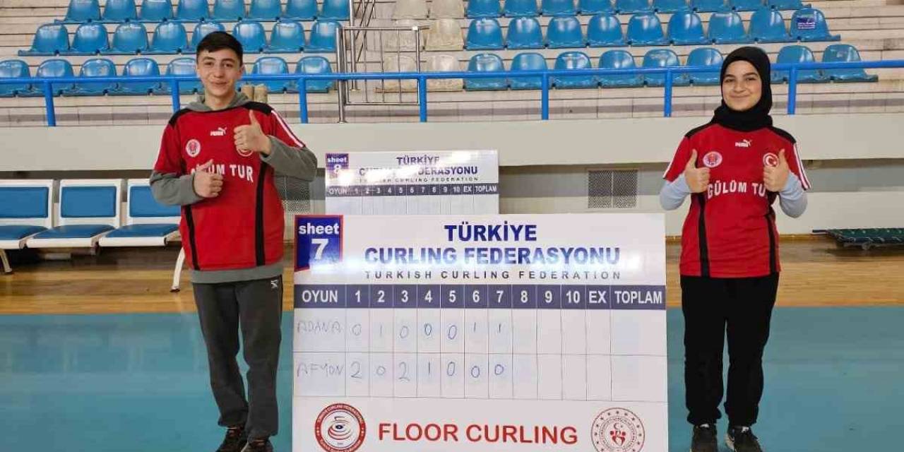 Çay İmamhatip Ortaokulu Floor Curling’de Türkiye Şampiyonası’na Gidiyor