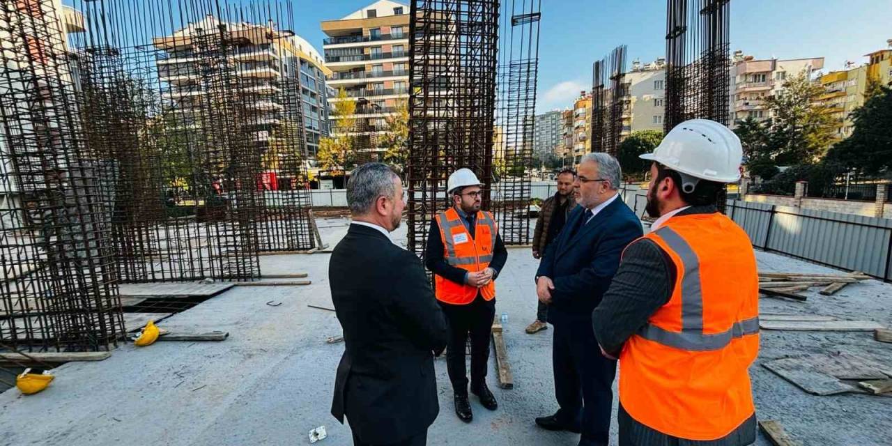 Dib Başkan Yardımcısı İşliyen, Aydın’da Yapımı Süren İnşaatta İncelemelerde Bulundu