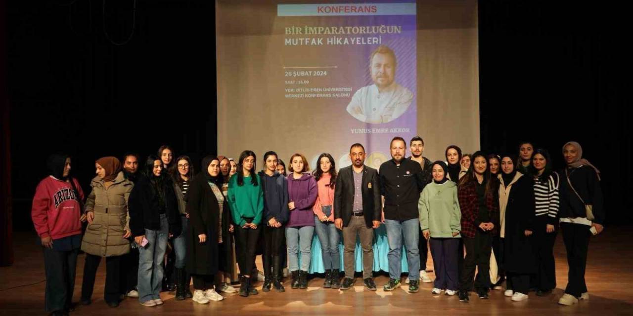 Yunus Emre Akkor, Bitlis Eren Üniversitesinde Osmanlı Mutfağını Anlattı