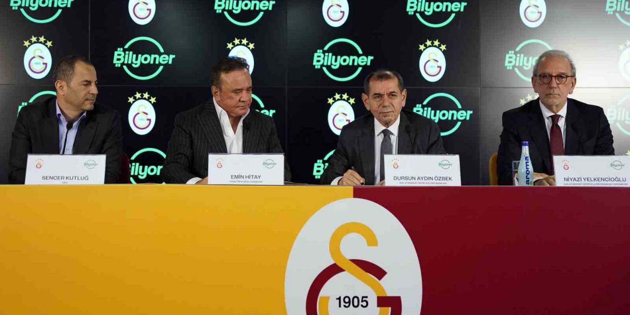 Bilyoner, Galatasaray Futbol A Takımı’nın Forma Sol Kol Sponsoru Oldu