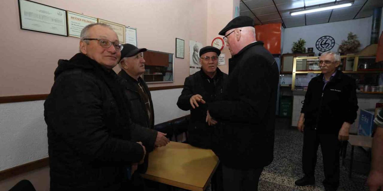 Kazım Kurt İstiklal Mahallesi Esnafını Gezdi