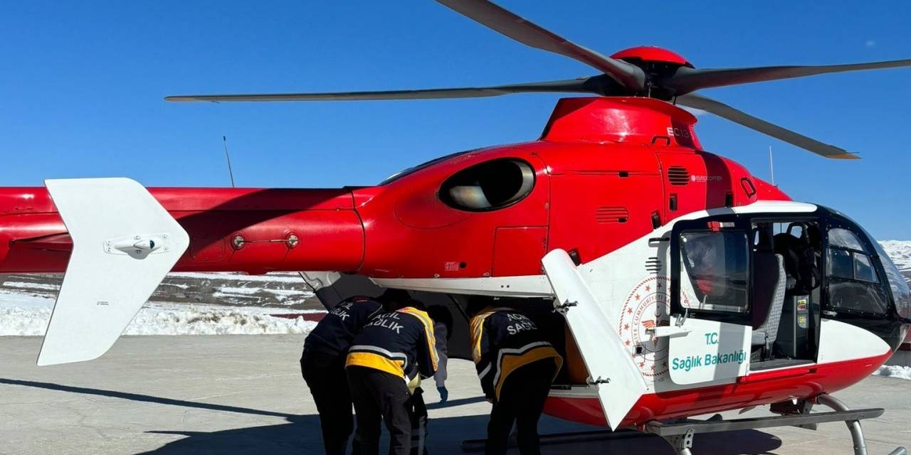 Ambulans Helikopter Hamile Kadın İçin Havalandı