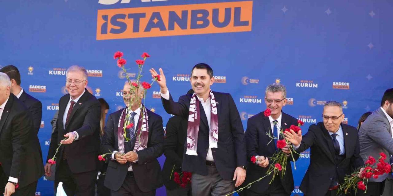 Kartal’daki Mitingde Konuşan Murat Kurum: "kartal’da Mülkiyet Sorununu Tamamen Ortadan Kaldıracağız”