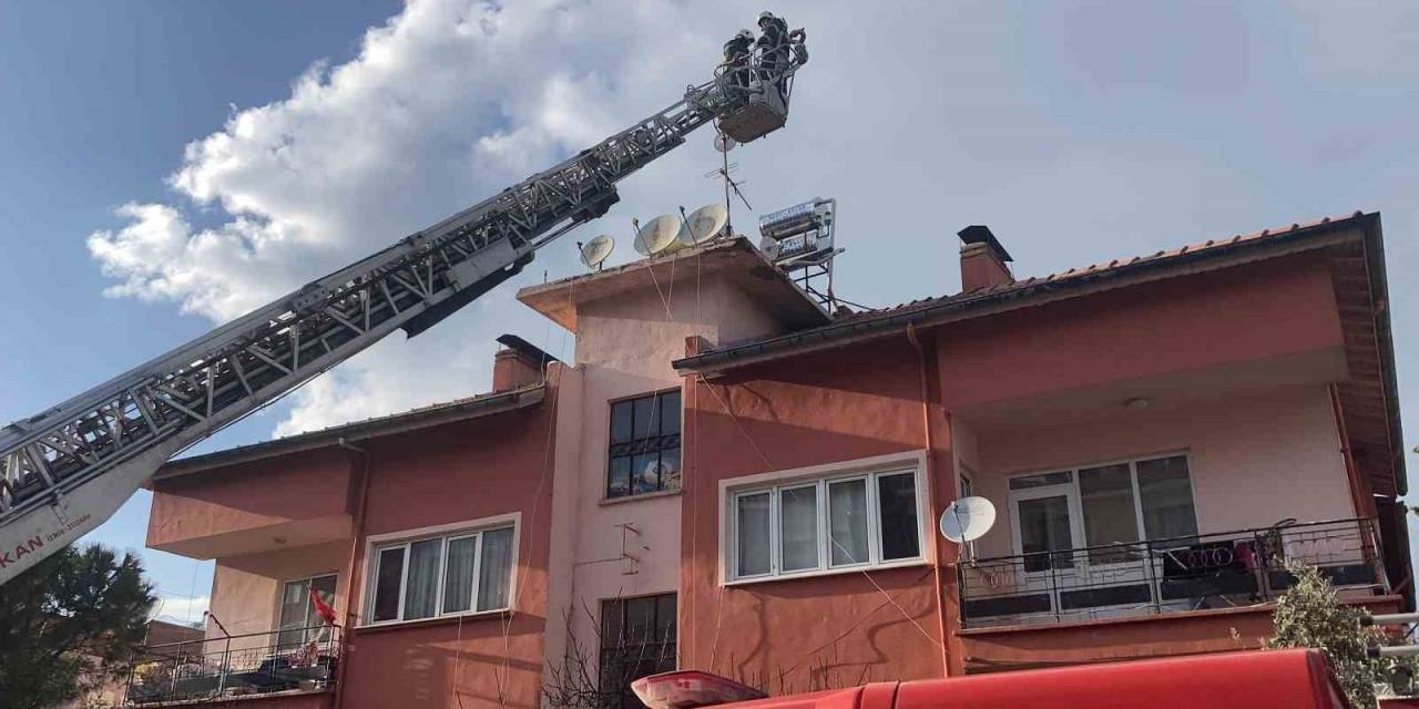 Burdur’da Baca Yangını Paniğe Neden Oldu