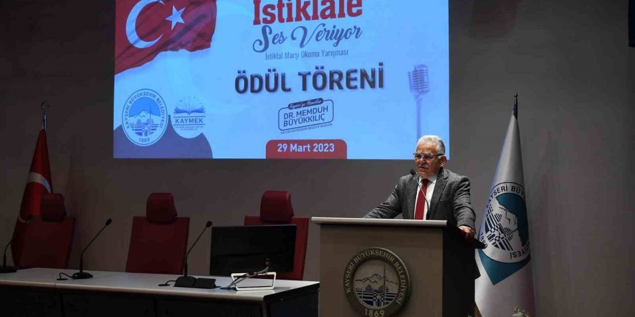 Büyükşehir Kaymek’in İstiklal Marşı Okuma Yarışması Ödül Töreni İçin Geri Sayım Başladı