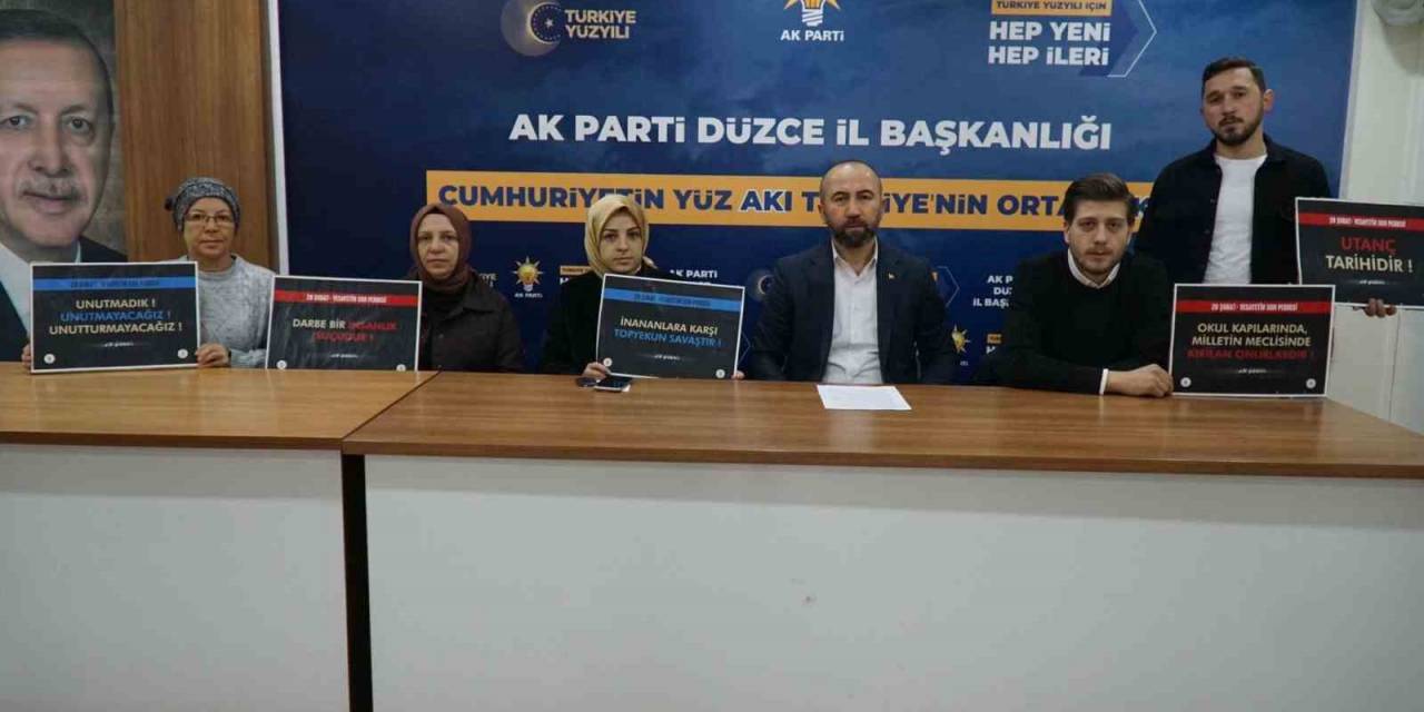 Ak Parti’den 28 Şubat Postmodern Darbe ‘Ye Tepki: "İnsanlık Tarihine Kara Bir Leke"