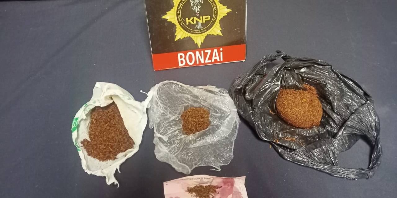 Karaman’da 2 Kişi Uyuşturucudan Tutuklandı