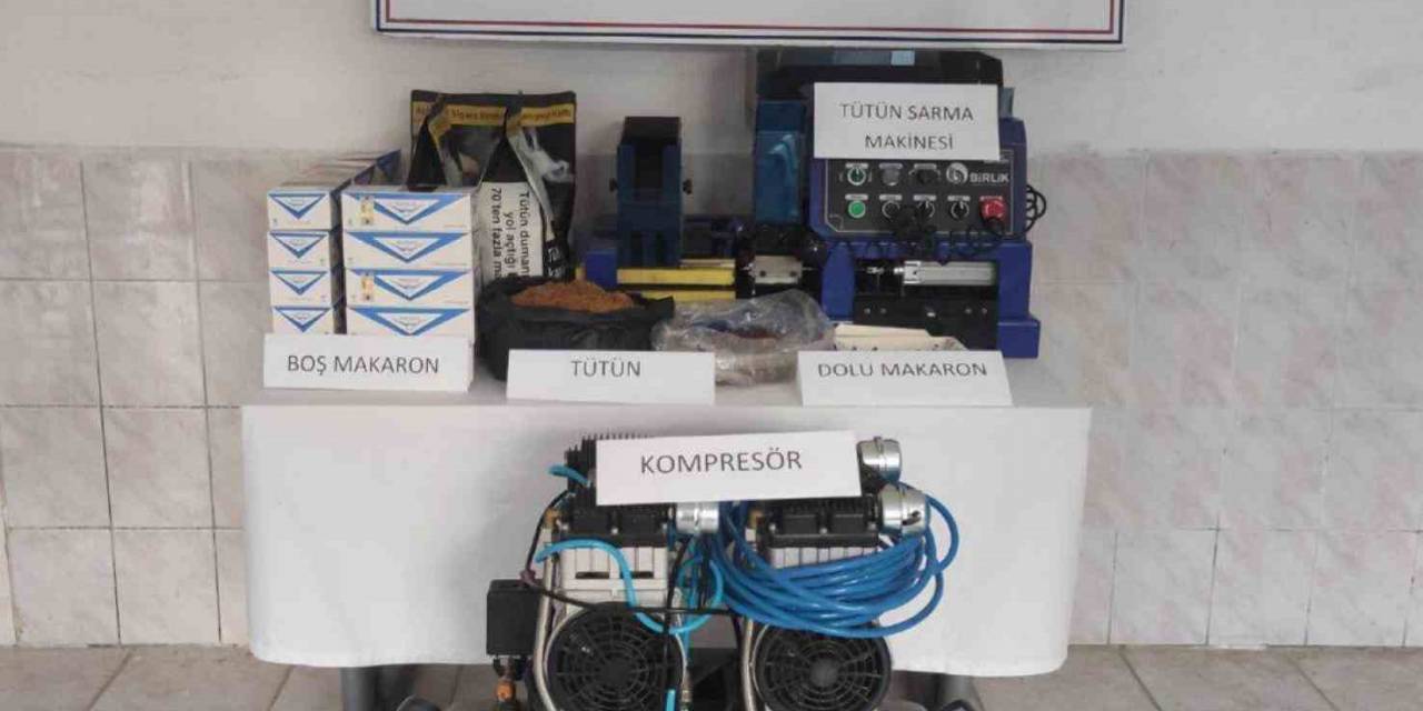 Jandarmadan Kaçak Tütün Satıcılarına Baskın