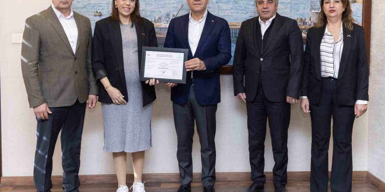 Mersin Büyükşehir Belediyesi, ’ts En Iso 50001 Enerji Yönetim Sistemi Belgesi’ Aldı