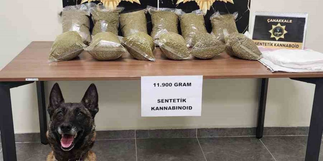 Çanakkale’de Piyasa Değeri 6 Milyon Tl Olan 11 Kilo 900 Gram Sentetik Kannabinoid Ele Geçirildi