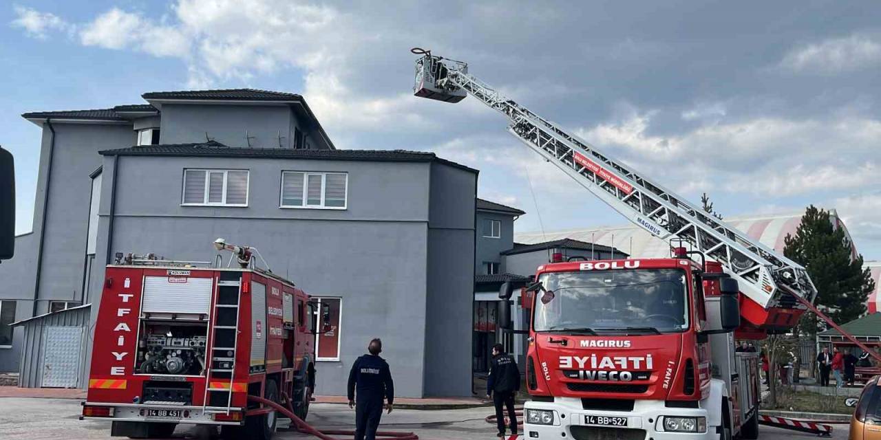 Boluspor’un Altyapı Tesislerinde Yangın Çıktı
