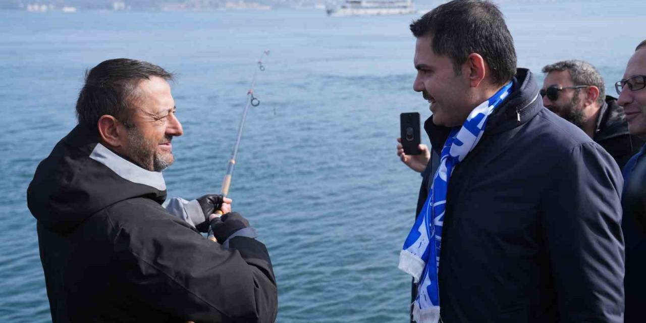 Murat Kurum’dan Sarıyer’deki Olta Balıkçılarına Müjde: "sahile Vatandaşlarımızın İhtiyaçlarını Giderecek Seyyar Kabinler Koyacağız”
